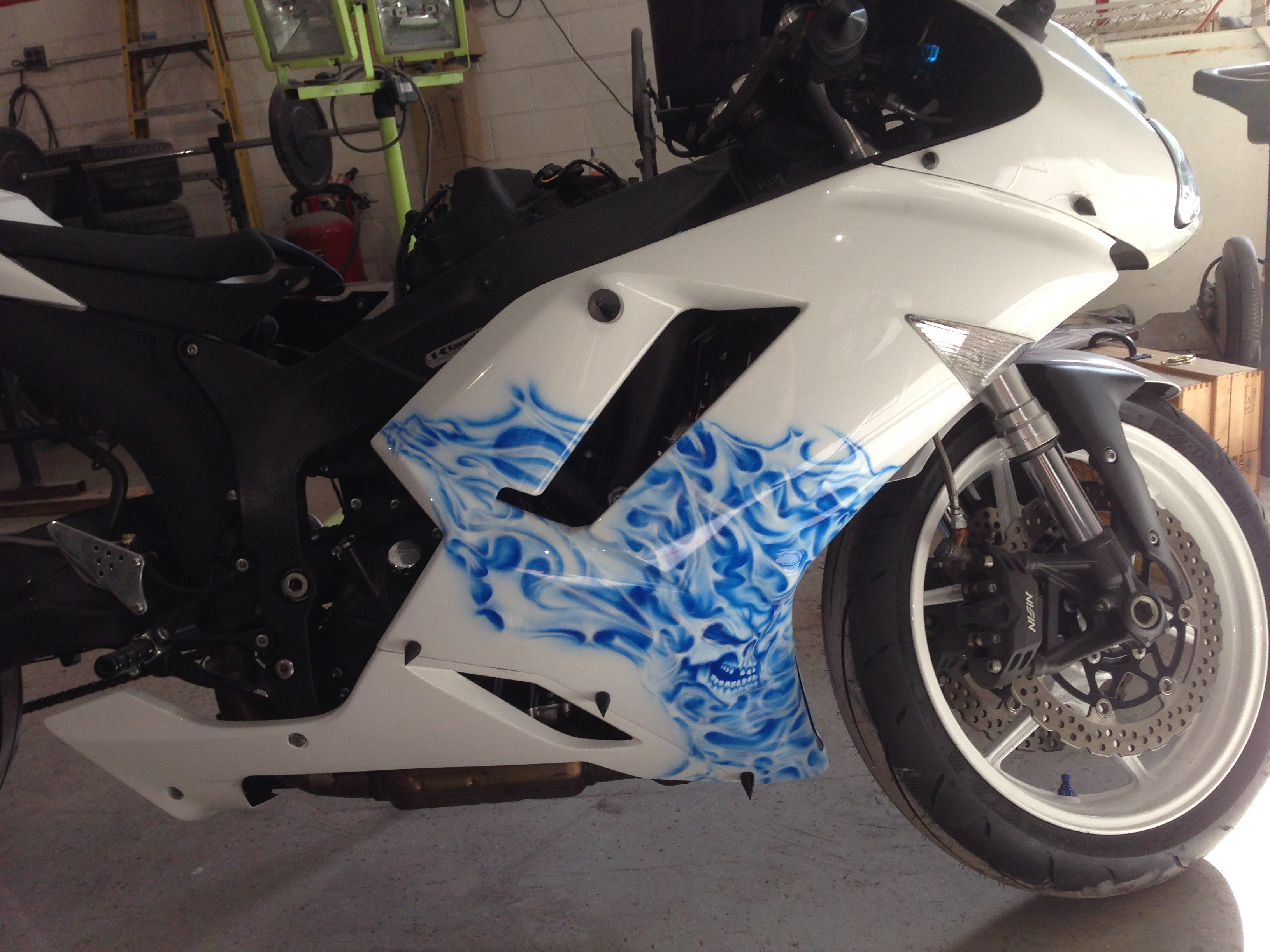 Airbrush Painting On Bikes